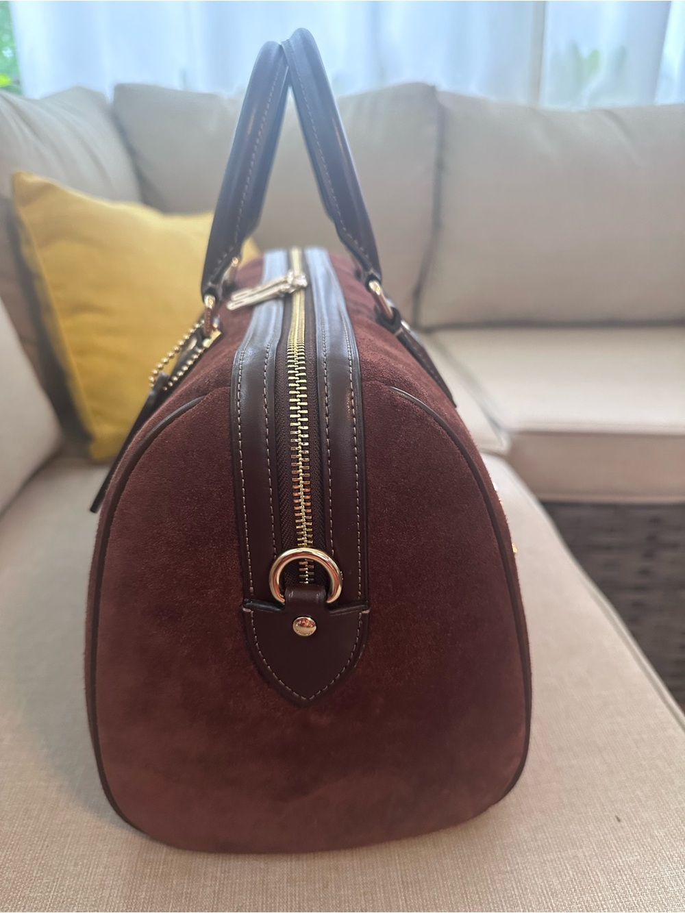 Coach Outlet Rowan Large Satchel Bag - Picture 6 of 10